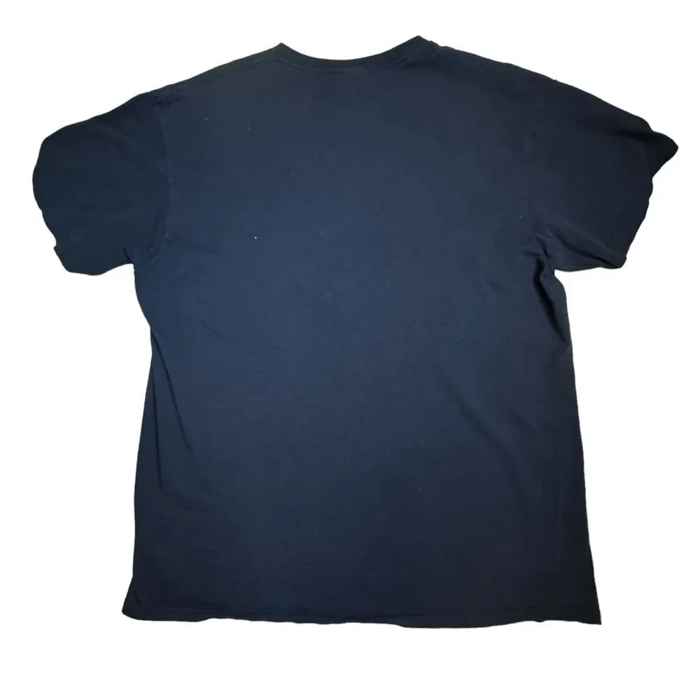 Delta Dog Skull Unisex Navy Short Sleeve Preshrunk Cotton T-Shirt Size Large - Picture 3 of 7